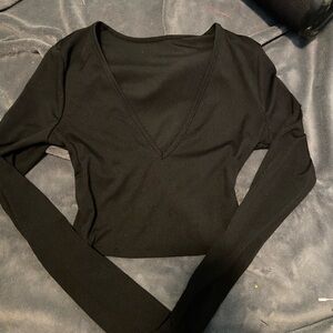 Black basic long sleeve